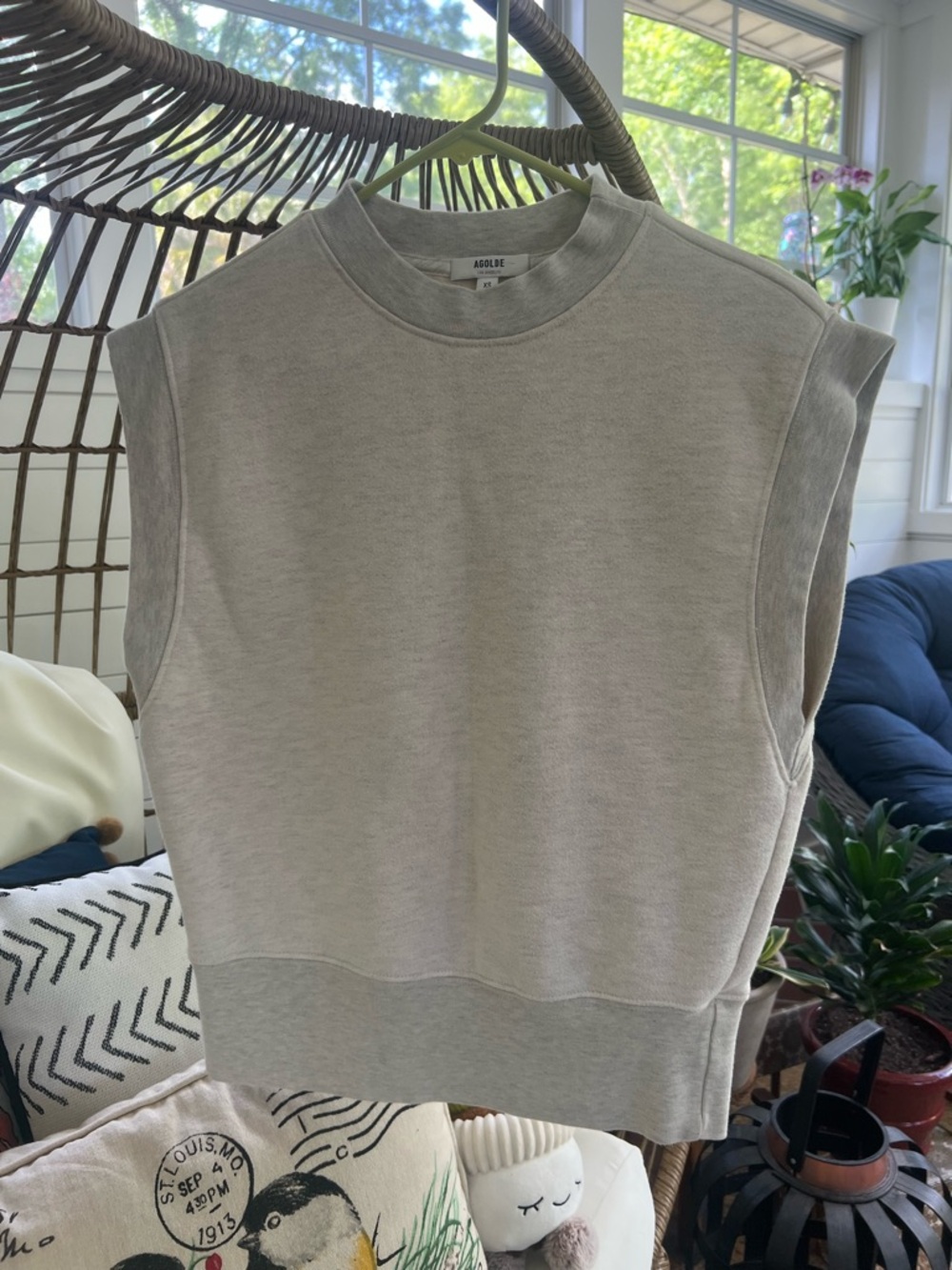 Agolde Simone Sleeveless Sweatshirt XS